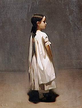 La petite soer de lartiste ca. 1850  	by Leon Bonnat 1833-1916  	Musee Bonnat-Helleu  Bayonne
